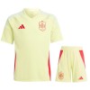 Conjunto (Camiseta+Pantalón Corto) España Segunda Equipación Euro 2024 - Niño